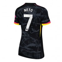 Camiseta Chelsea Pedro Neto #7 Tercera Equipación Replica 2024-25 para mujer mangas cortas